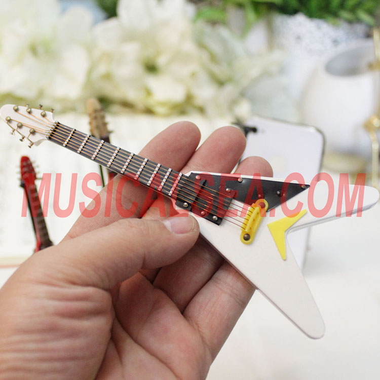 Miniature guitar replica toy for christmas or
